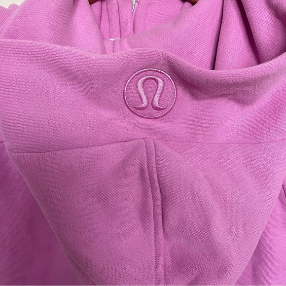 NWT Lululemon Scuba Oversized Half Zip Hoodie Dahlia Mauve Size XS/S - Picture 6 of 12